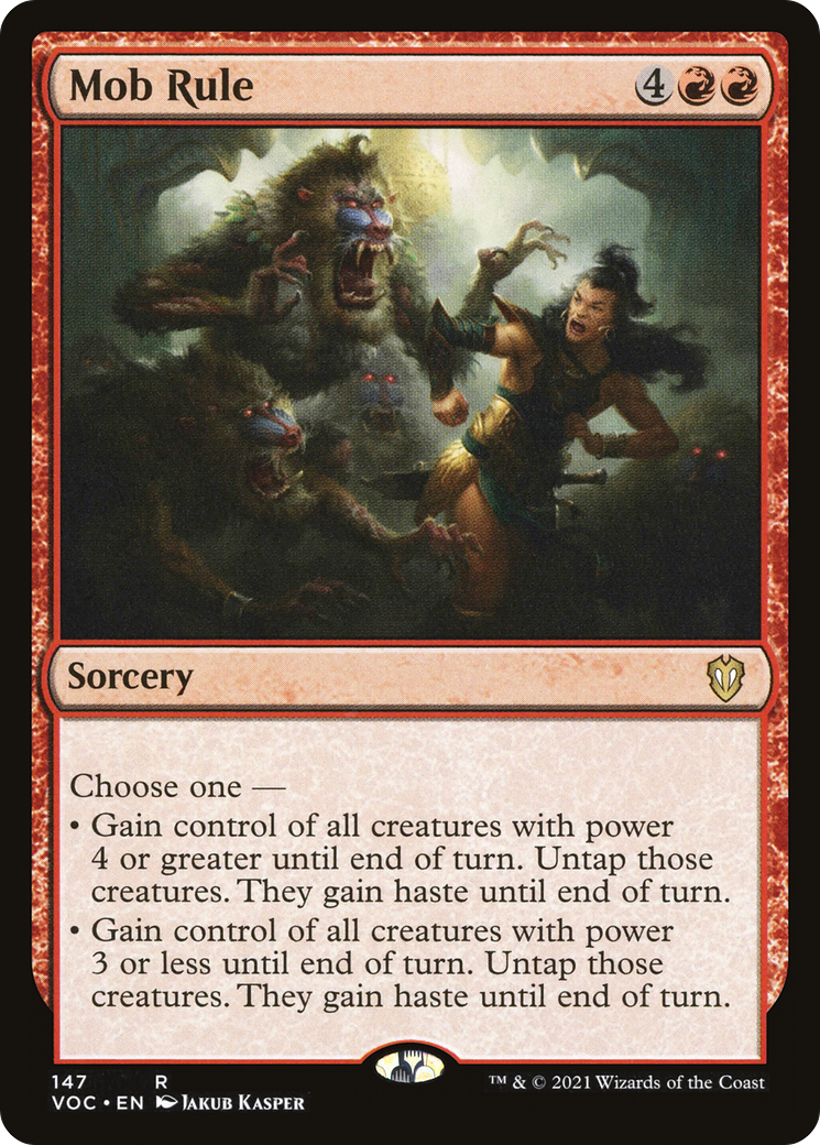 Image of Mob Rule (VOC-147) - Crimson Vow Commander