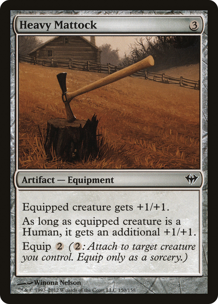 Image of Heavy Mattock (DKA-150) - Dark Ascension Foil