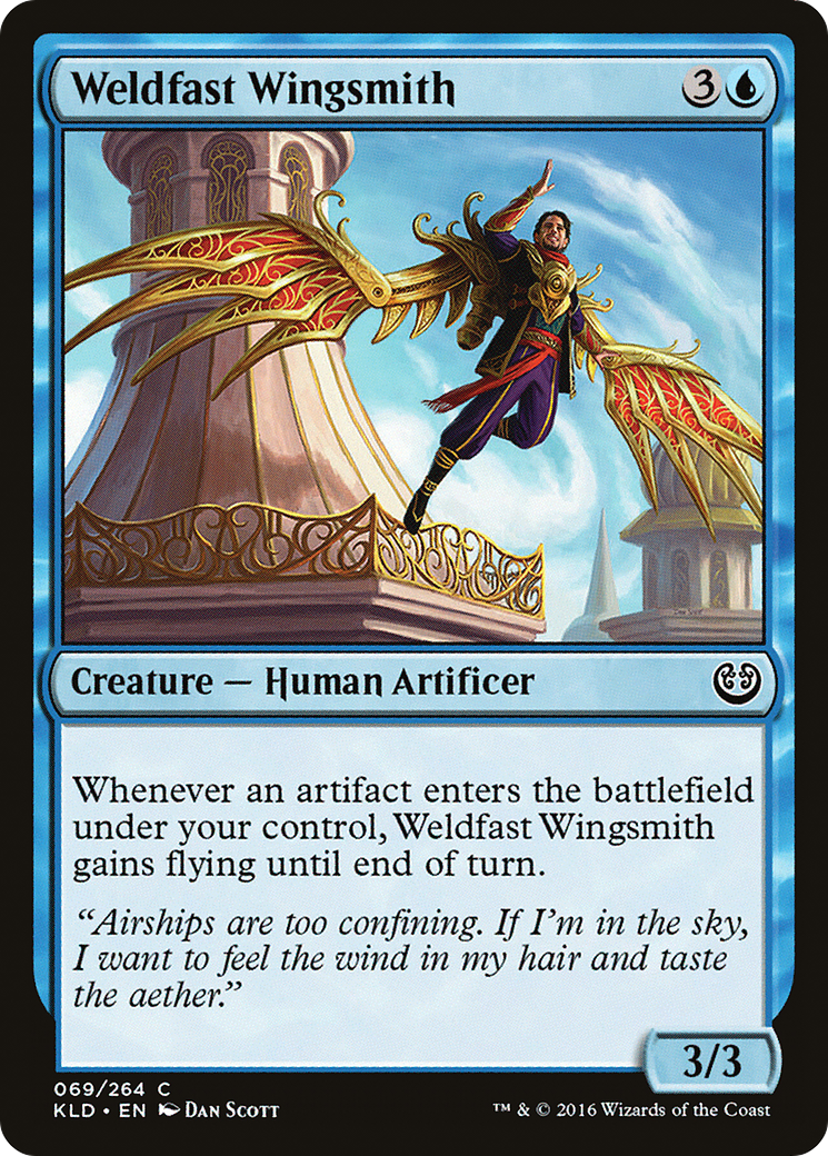 Image of Weldfast Wingsmith (KLD-069) - Kaladesh Foil