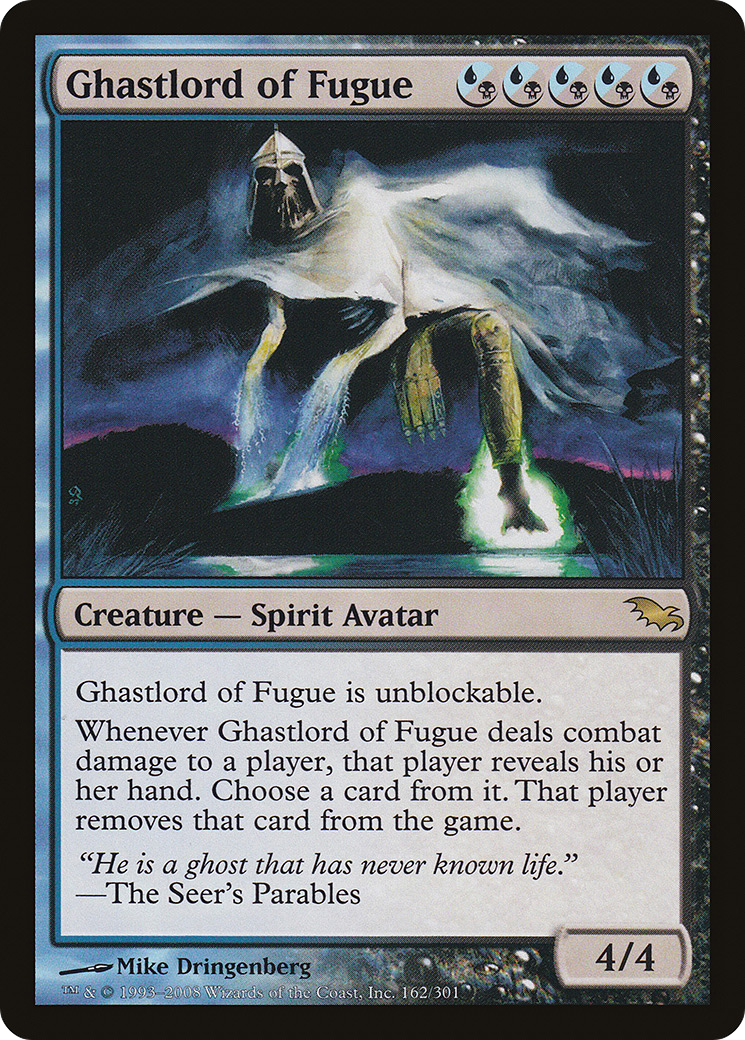 Image of Ghastlord of Fugue (SHM-162) - Shadowmoor Foil