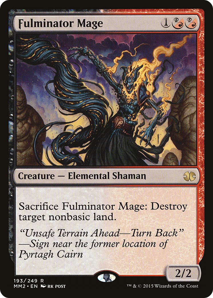 Image of Fulminator Mage (MM2-193) - Modern Masters 2015