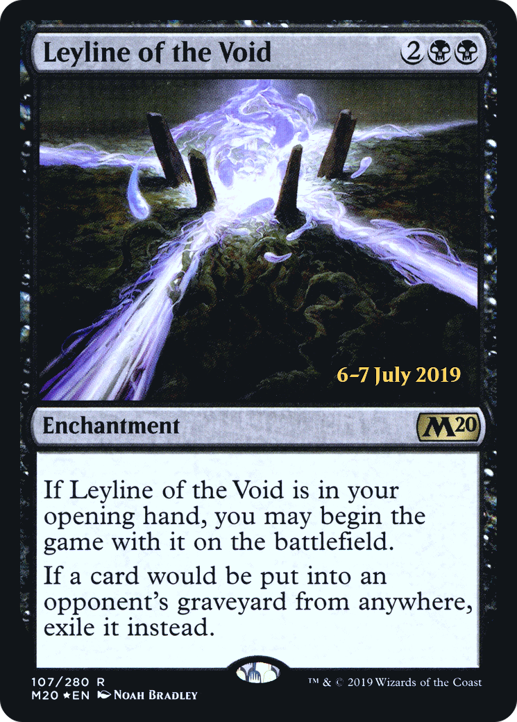 Image of Leyline of the Void (PRE-107S) - Core Set 2020 Promos Foil
