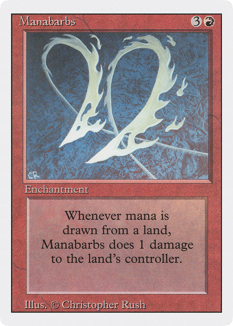 Image of Manabarbs (3ED-) - Revised Edition