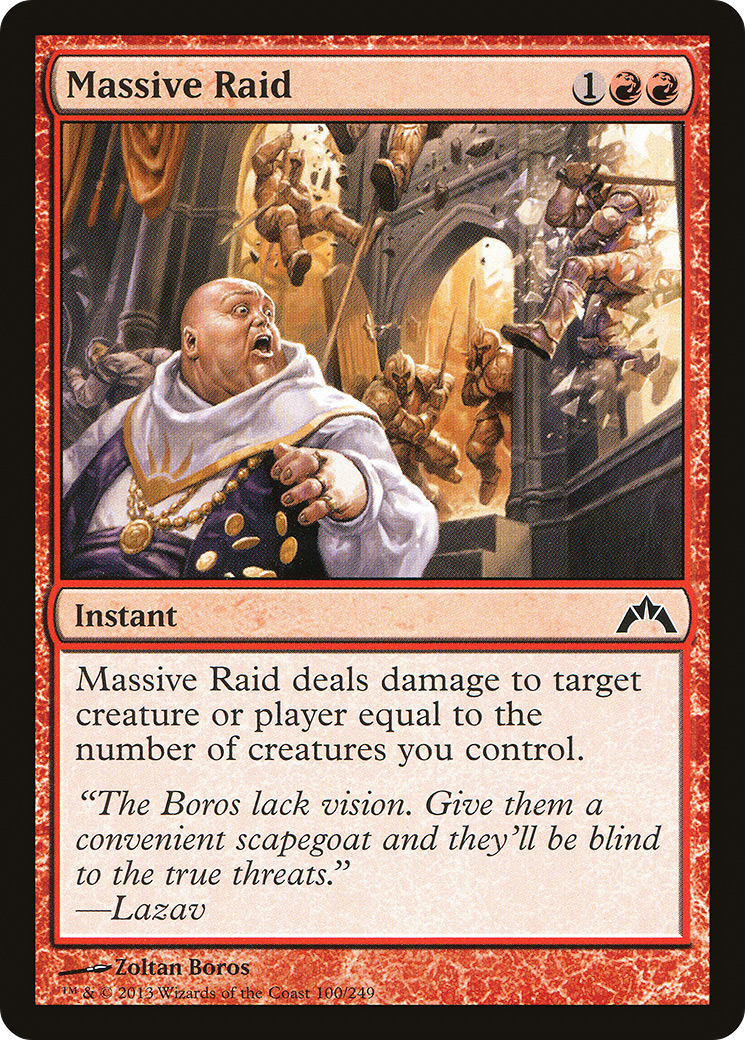Image of Massive Raid (GTC-100) - Gatecrash