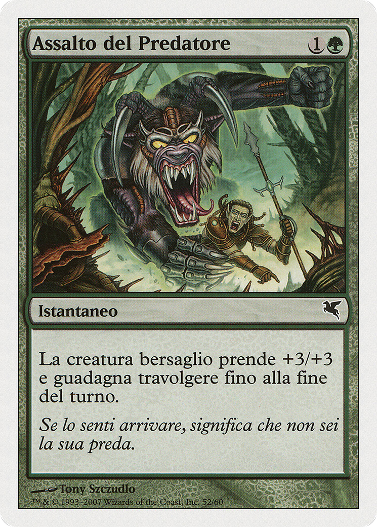 Image of Predator's Strike (Italian) - 