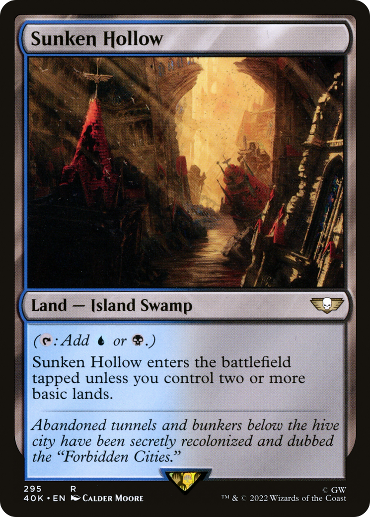 Image of Sunken Hollow (40K-295) - Warhammer 40,000 Commander