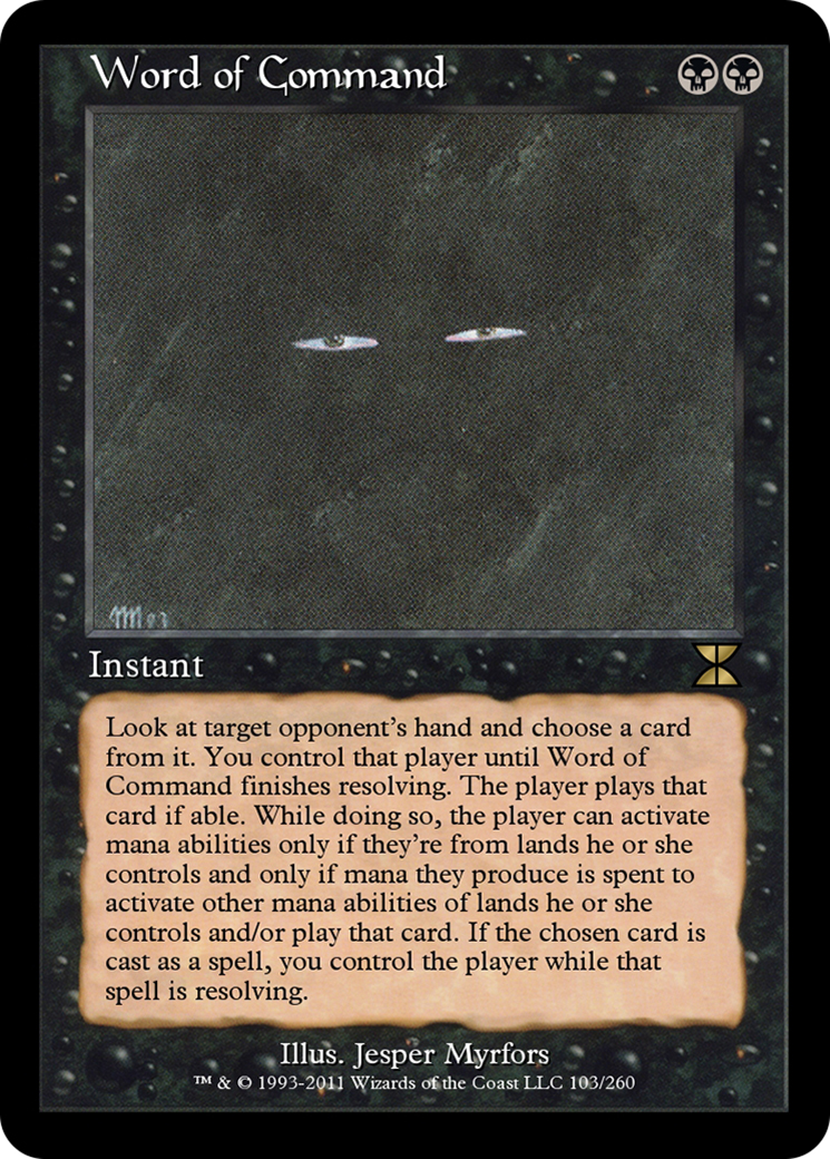 Image of Word of Command (ME4-103) - Masters Edition IV