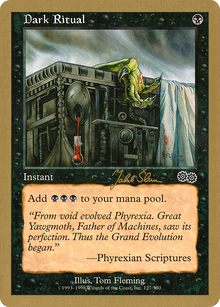 Image of Dark Ritual - 1999 Jakub Slemr (USG) (WCD-) - World Championship Decks 1999