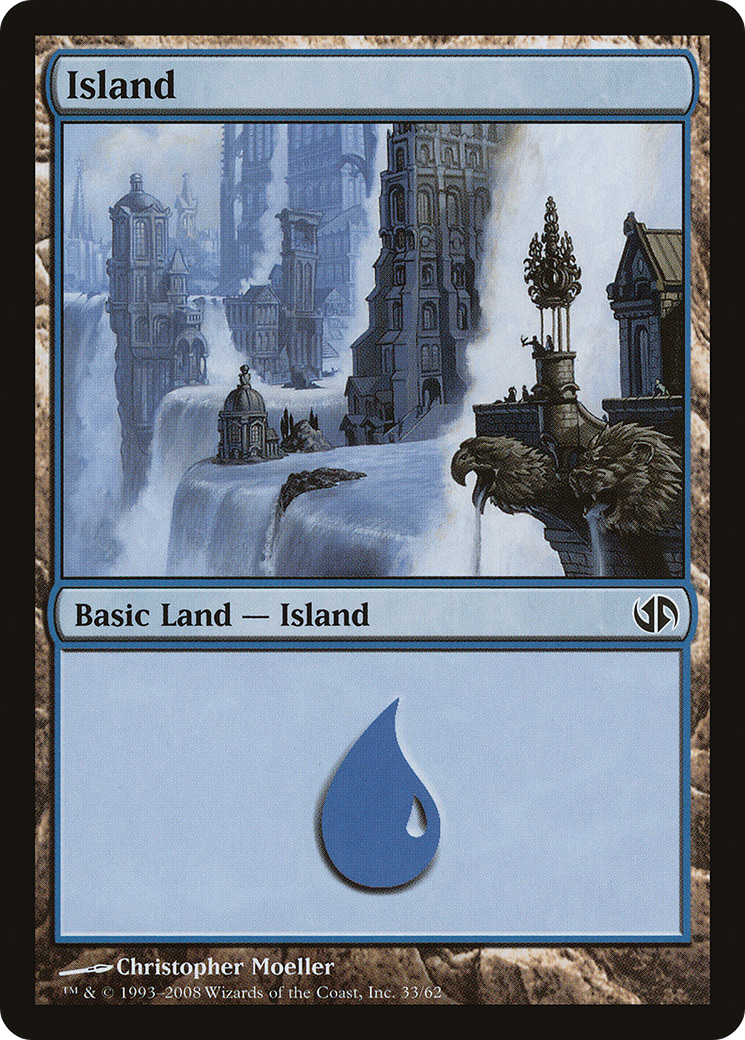Image of Island (33) (DD2-033) - Duel Decks: Jace vs. Chandra
