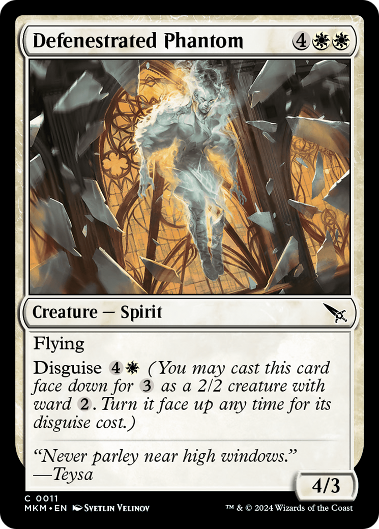 Image of Defenestrated Phantom (MKM-011) - Murders at Karlov Manor Foil