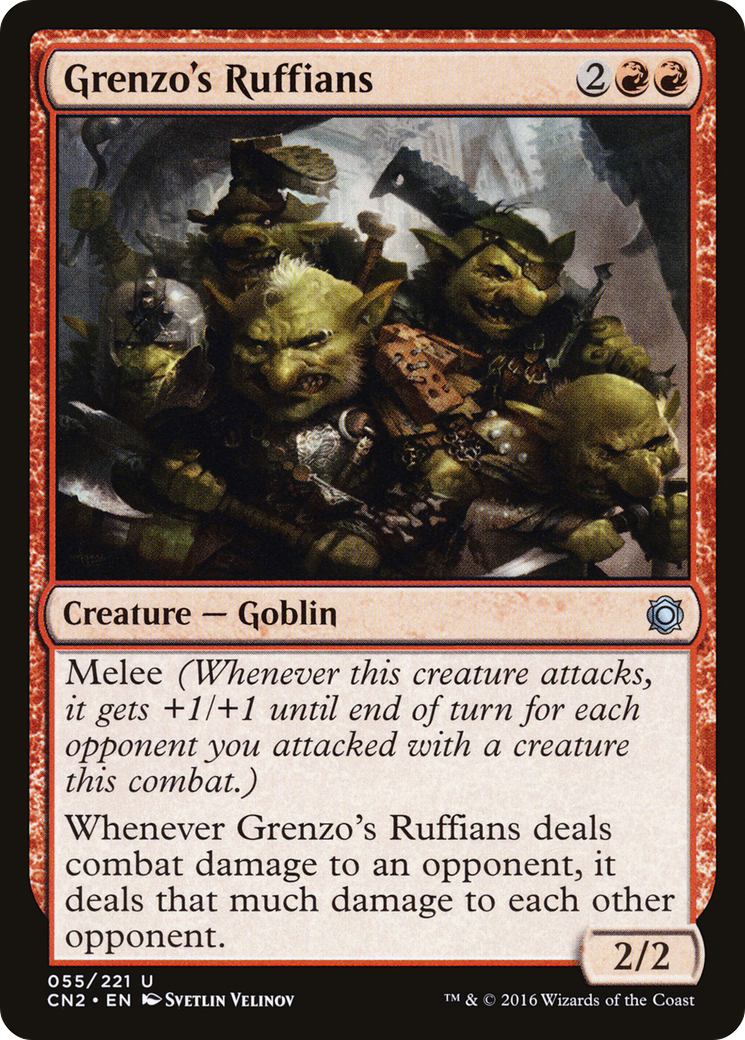 Image of Grenzo's Ruffians (CN2-055) - Conspiracy: Take the Crown Foil