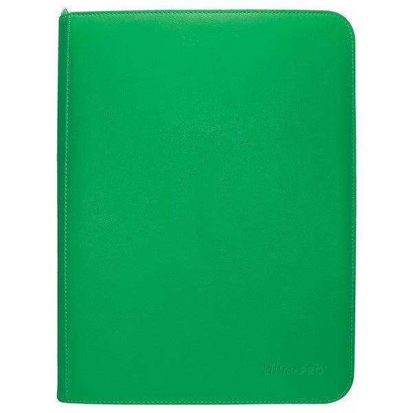 Binder: PRO 9-Pocket Zippered Vivid- Green