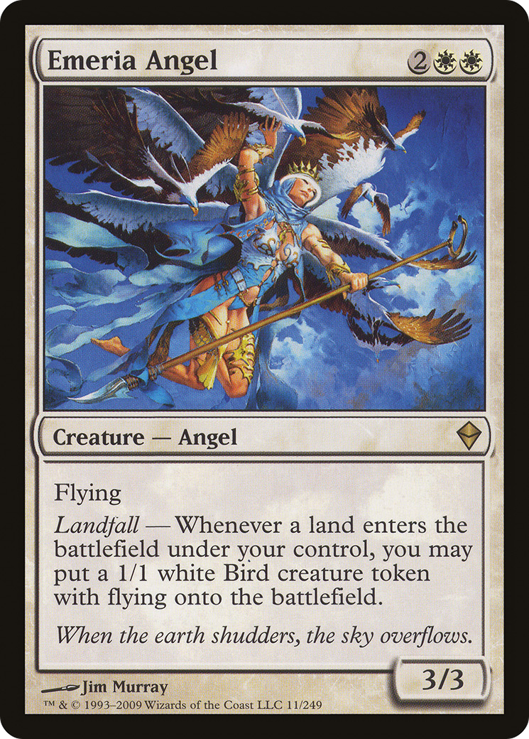 Image of Emeria Angel (ZEN-011) - Zendikar Foil