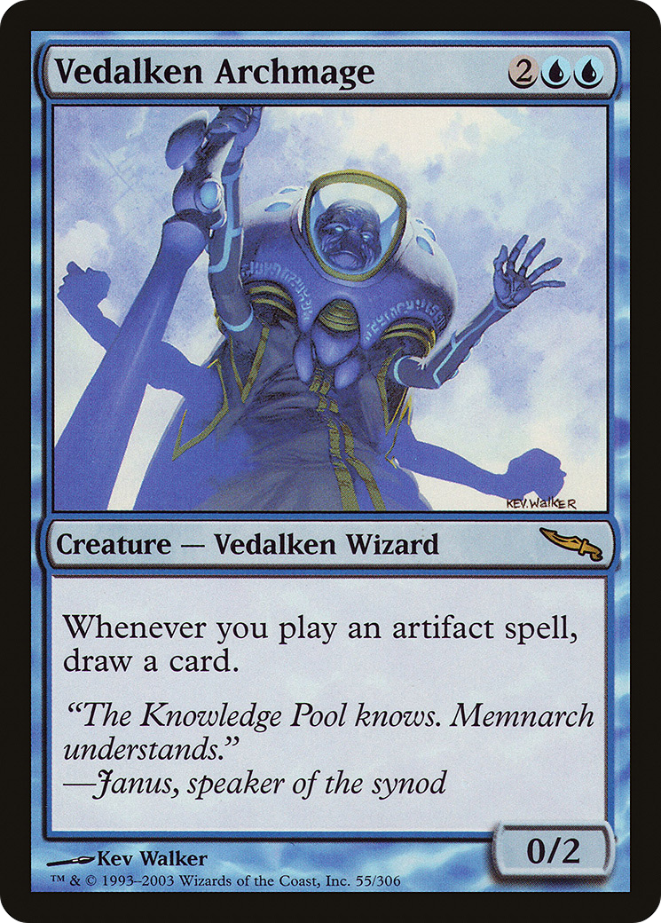 Image of Vedalken Archmage (MRD-055) - Mirrodin