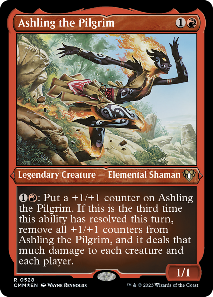 Image of Ashling the Pilgrim (CMM-528) - Commander Masters Etched Foil