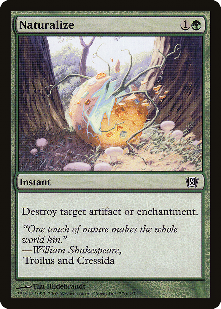 Image of Naturalize (8ED-270★) - 8th Edition Foil