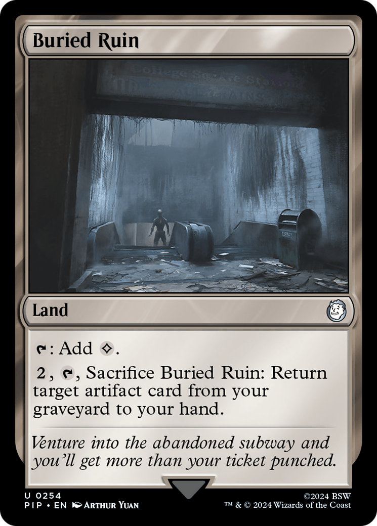 Image of Buried Ruin (PIP-254) - Fallout Foil