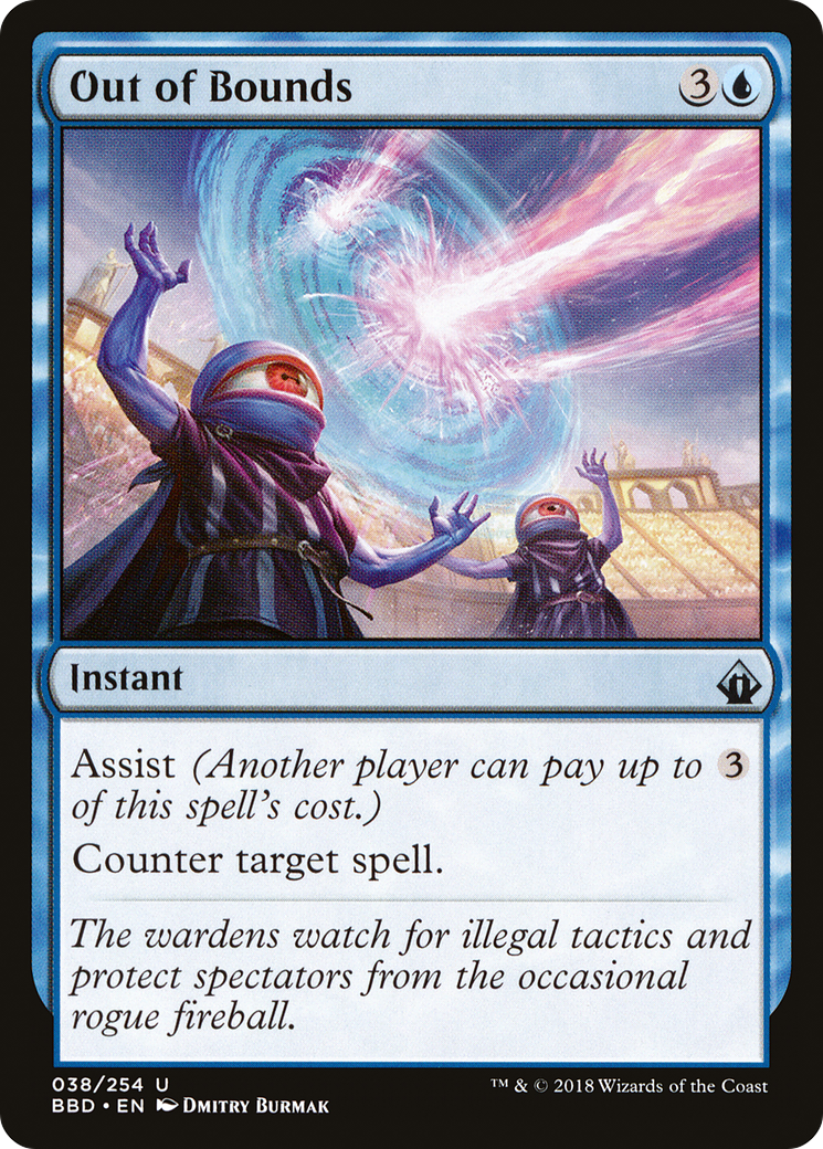 Image of Out of Bounds (BBD-038) - Battlebond Foil