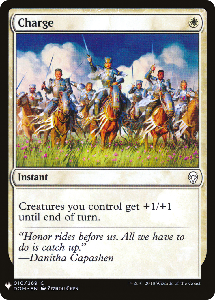 Image of Charge (LIST-010) - The List