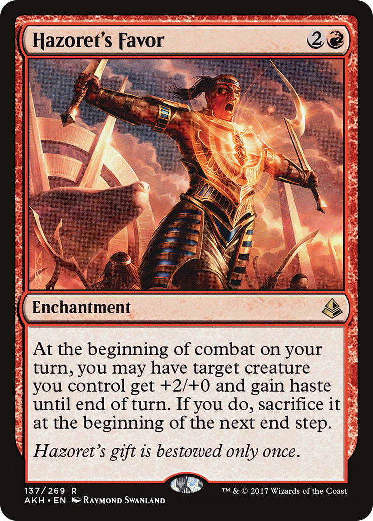 Image of Hazoret's Favor (AKH-137) - Amonkhet