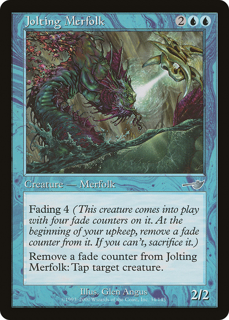 Image of Jolting Merfolk (NMS-034) - Nemesis