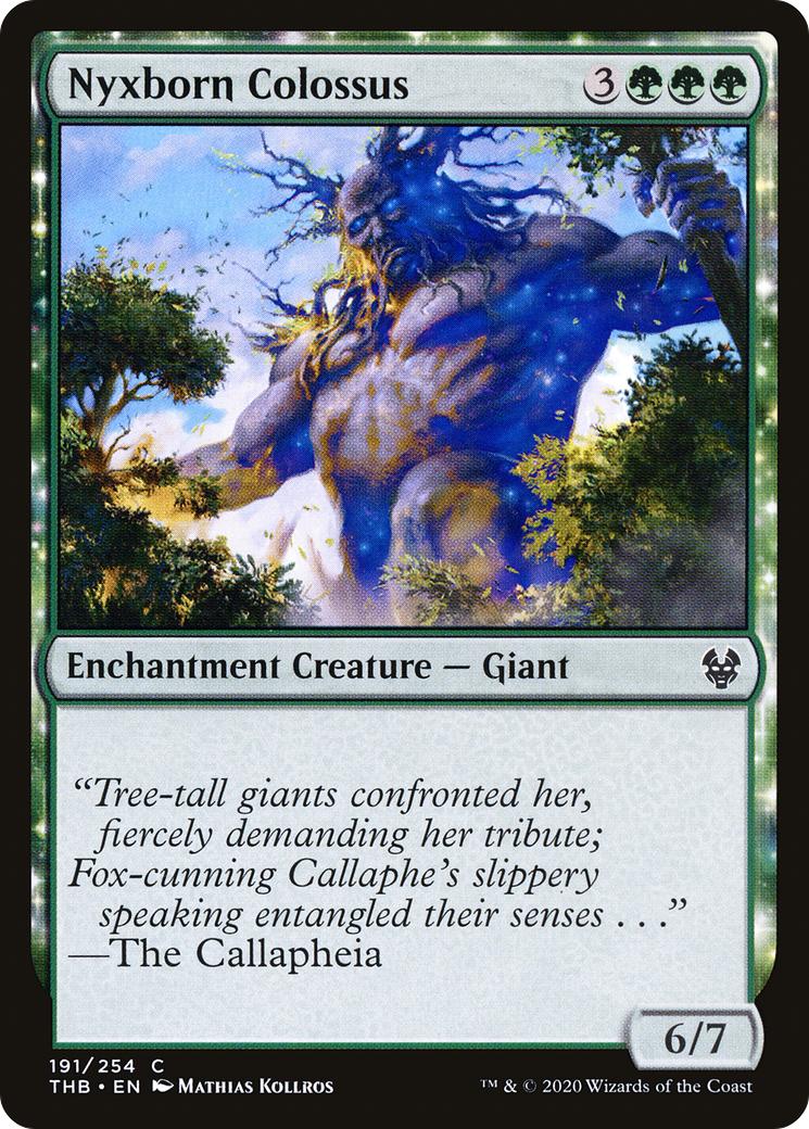 Image of Nyxborn Colossus (THB-191) - Theros Beyond Death: (enchantment) Foil