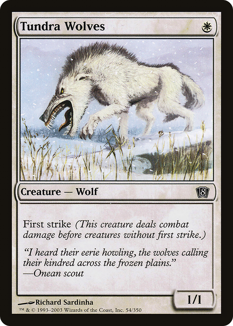 Image of Tundra Wolves (8ED-054) - 8th Edition