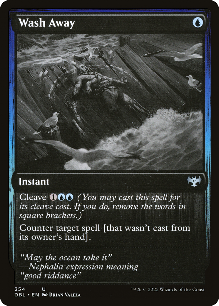 Image of Wash Away (DBL-354) - Innistrad: Double Feature Foil