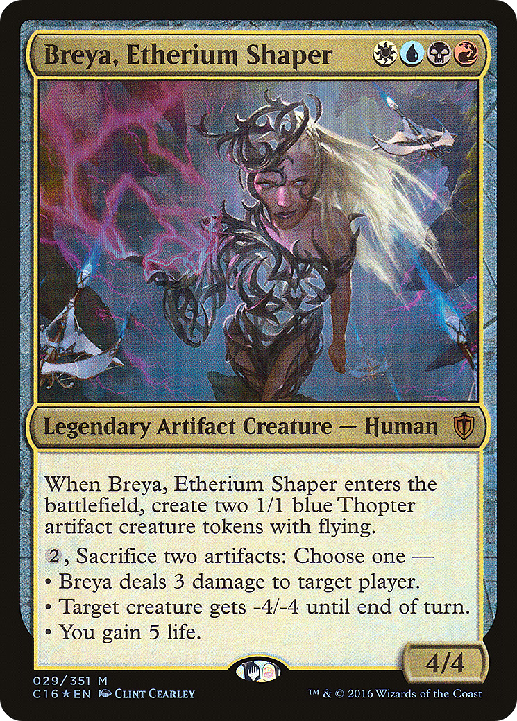 Image of Breya, Etherium Shaper (C16-029) - Commander 2016 Foil