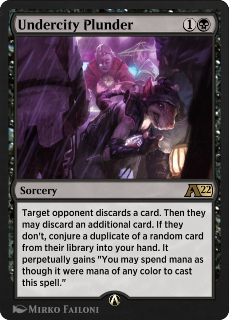 Image of Undercity Plunder (YNEO-015) - Alchemy: Kamigawa