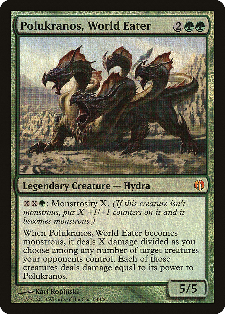Image of Polukranos, World Eater (DDL-043) - Duel Decks: Heroes vs. Monsters Foil