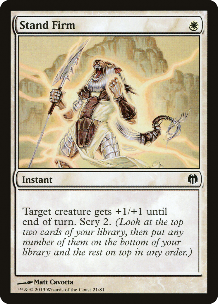 Image of Stand Firm (DDL-021) - Duel Decks: Heroes vs. Monsters