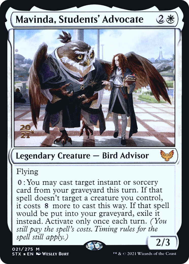 Image of Mavinda, Students' Advocate (PRE-021) - Strixhaven: School of Mages Promos Foil