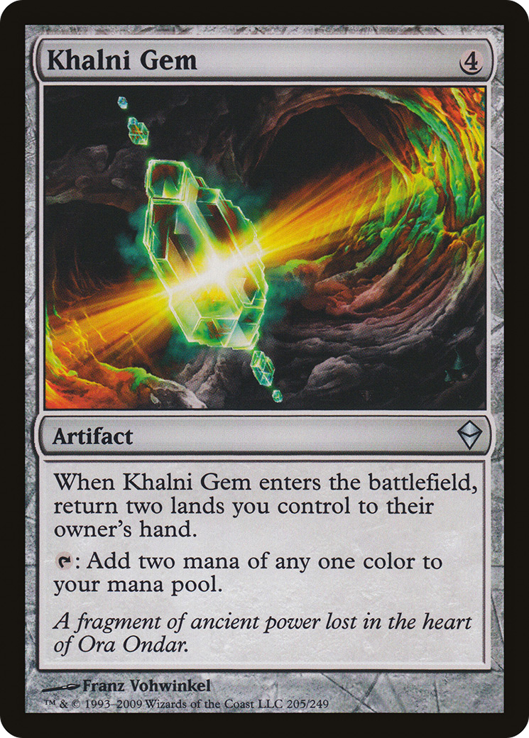 Image of Khalni Gem (ZEN-205) - Zendikar