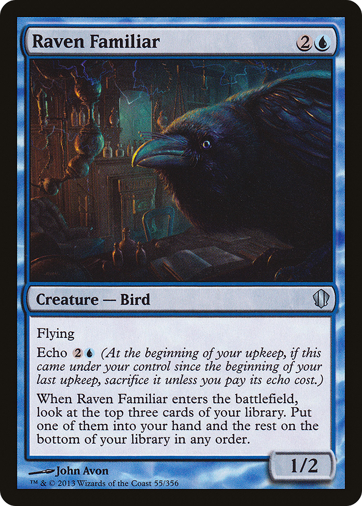 Image of Raven Familiar (C13-055) - Commander 2013
