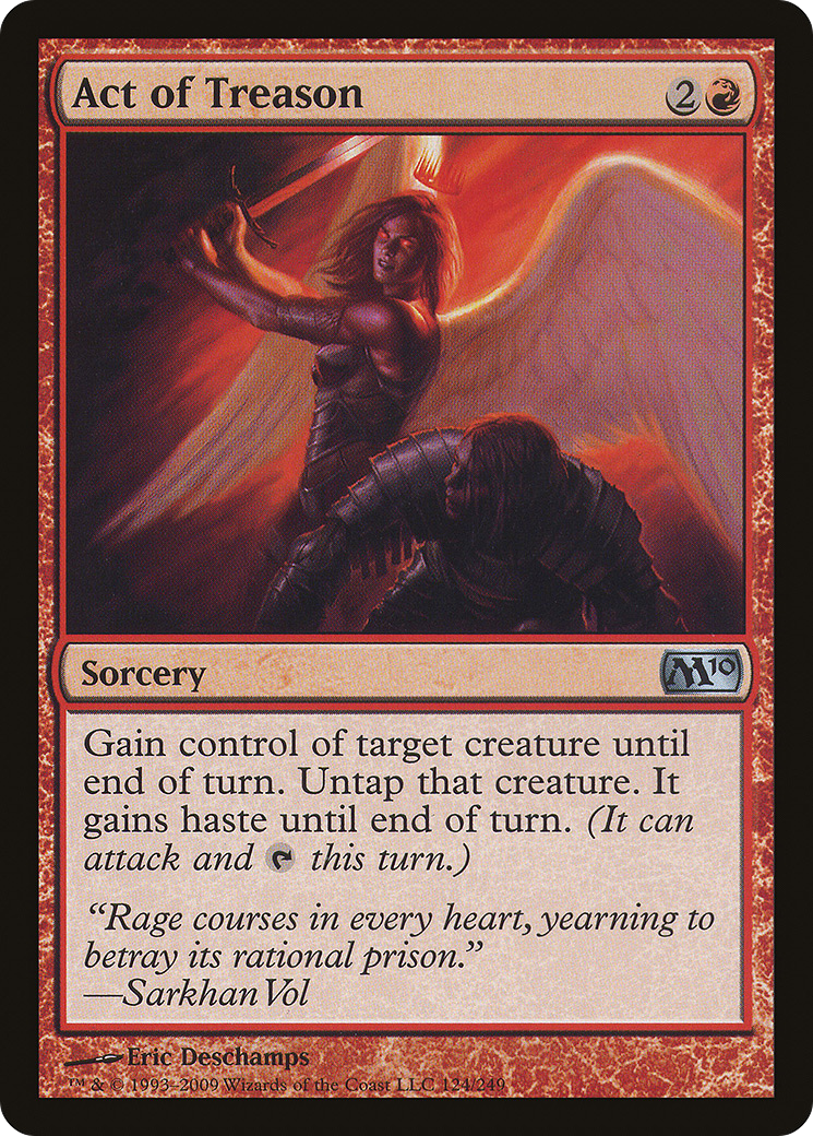 Image of Act of Treason (M10-124) - Magic 2010 Foil