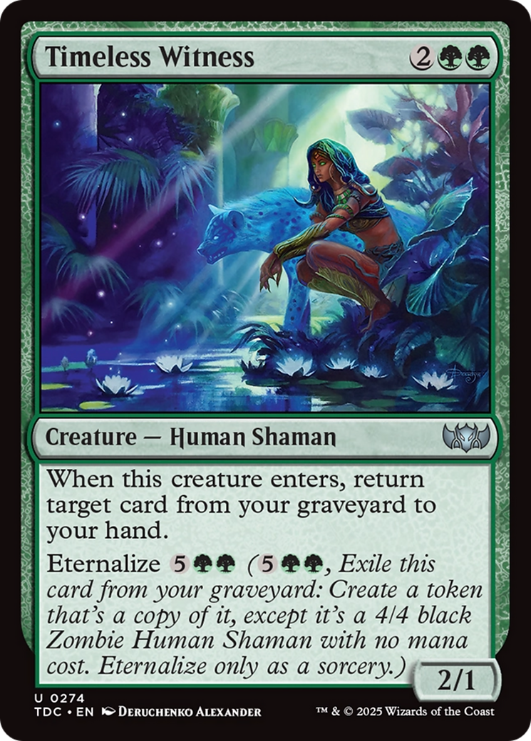 Image of Timeless Witness (TDC-274) - Commander: Tarkir: Dragonstorm