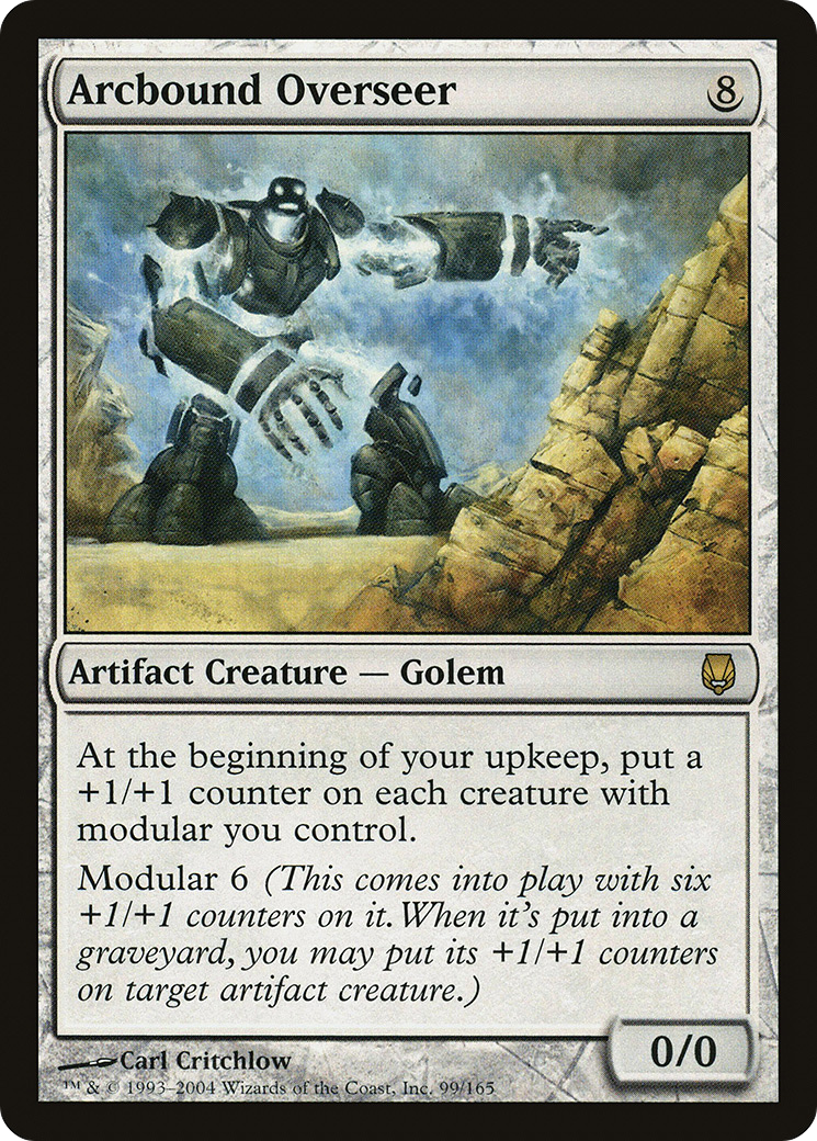 Image of Arcbound Overseer (DST-099) - Darksteel