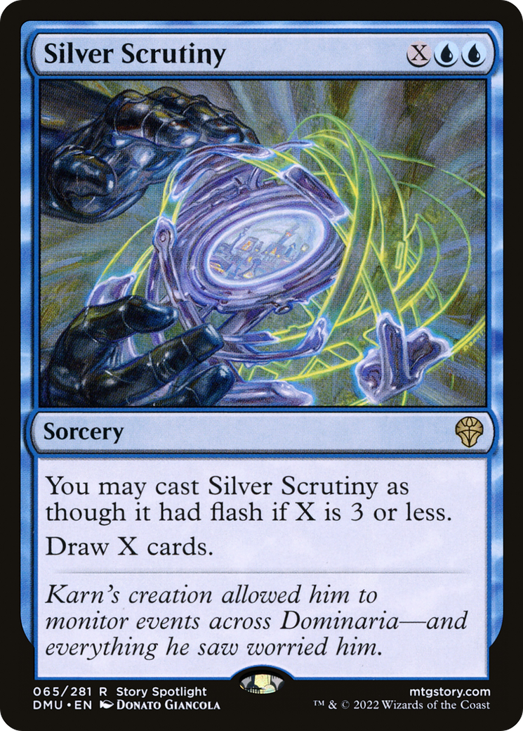 Image of Silver Scrutiny (DMU-065) - Dominaria United Foil