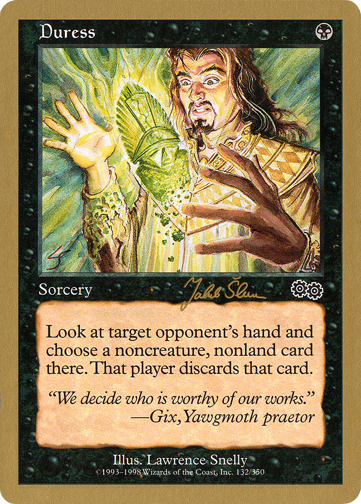 Image of Duress - 1999 Jakub Slemr (USG) (WCD-) - World Championship Decks 1999