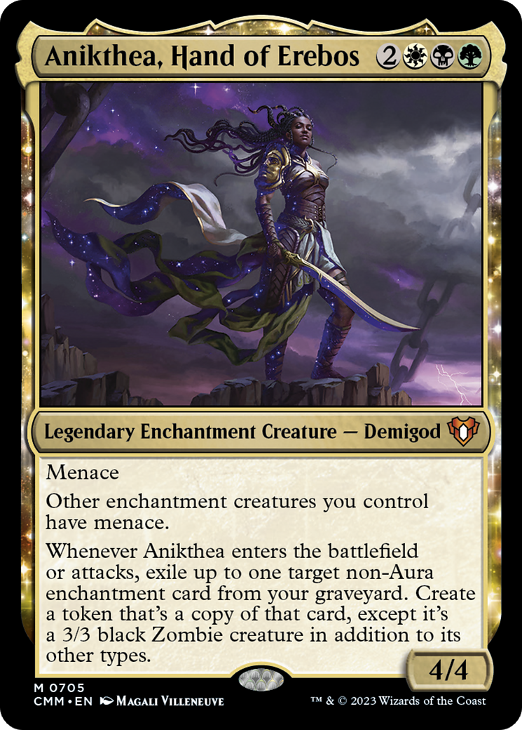Image of Anikthea, Hand of Erebos (CMM-705) - Commander Masters: (enchantment) Foil