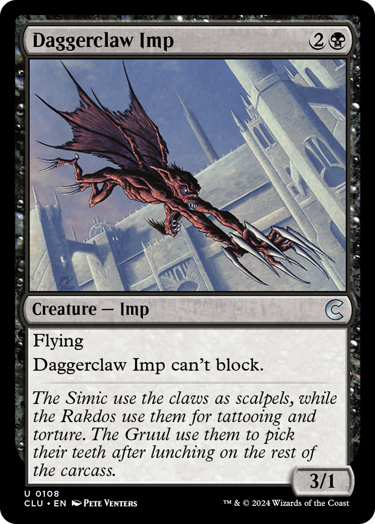 Image of Daggerclaw Imp (CLU-108) - Ravnica: Clue Edition
