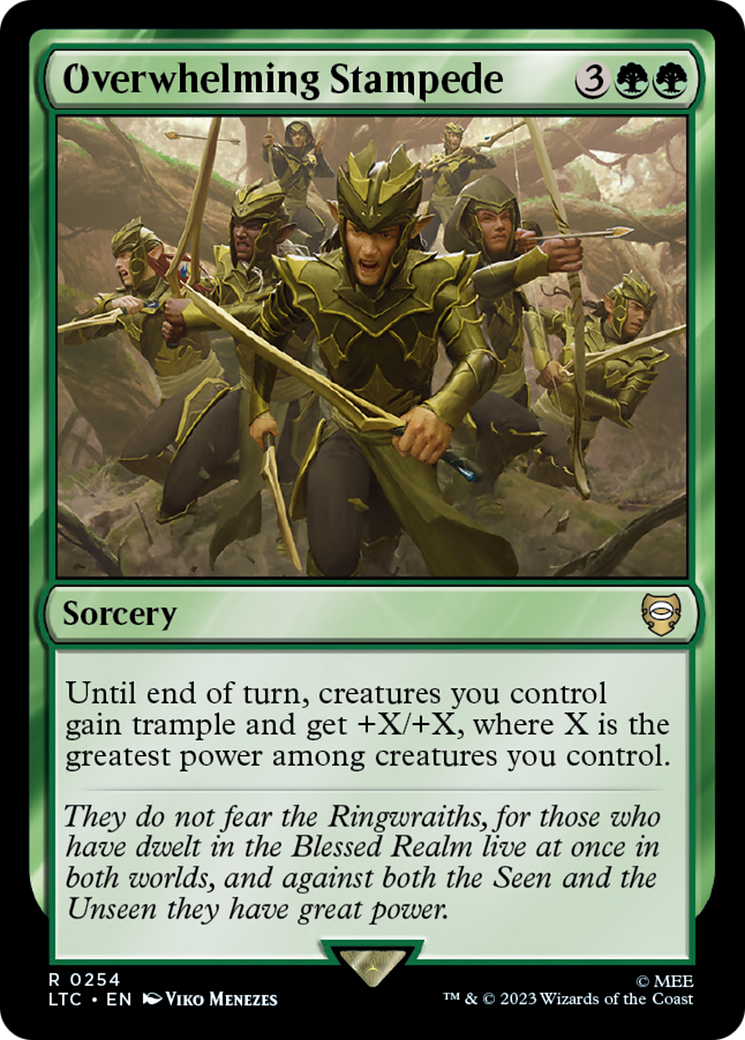 Image of Overwhelming Stampede (LTC-254) - Tales of Middle-earth Commander
