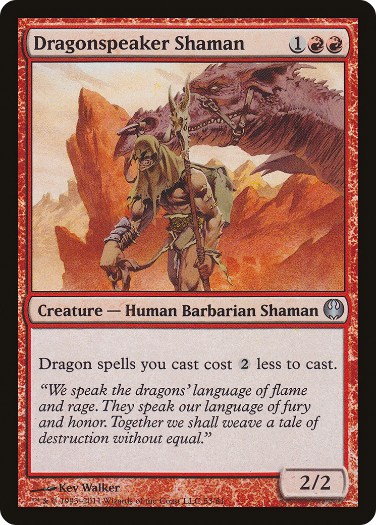 Image of Dragonspeaker Shaman (DDG-053) - Duel Decks: Knights vs. Dragons