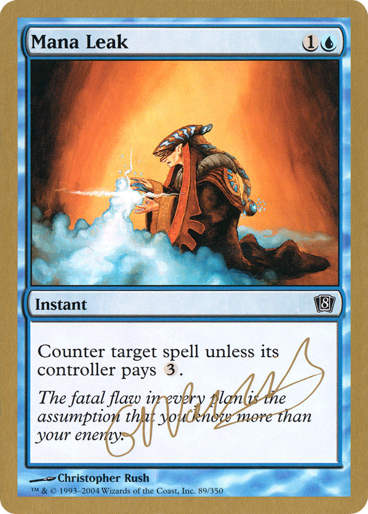 Image of Mana Leak - 2004 Gabriel Nassif (8ED) (WCD-GN89) - World Championship Decks 2004