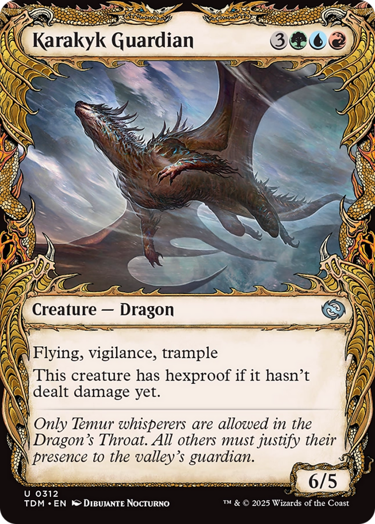 Image of Karakyk Guardian (Showcase) (TDM-312) - Tarkir: Dragonstorm: (Showcase)
