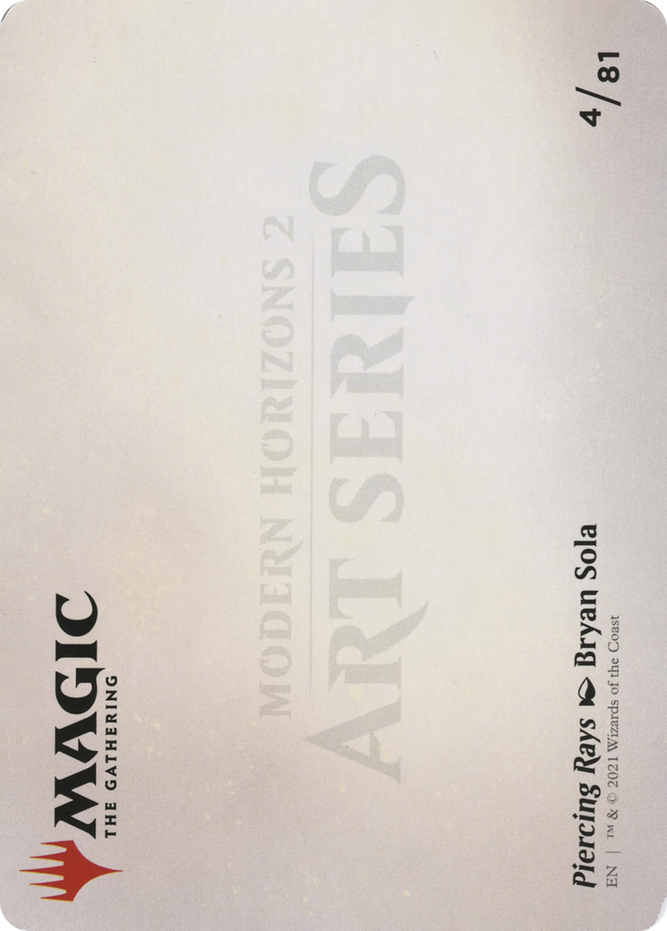 Image of Piercing Rays // Piercing Rays (AMH2-004) - Modern Horizons 2 Art Series (Borderless) Foil