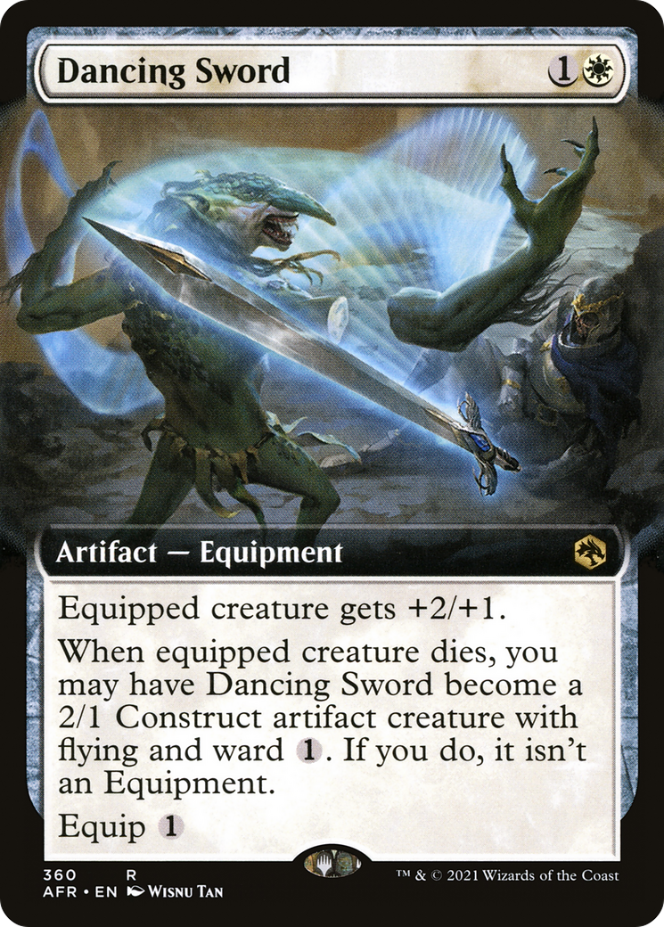 Image of Dancing Sword (Extended Art) (AFR-360) - Adventures in the Forgotten Realms: (Extended Art) Foil