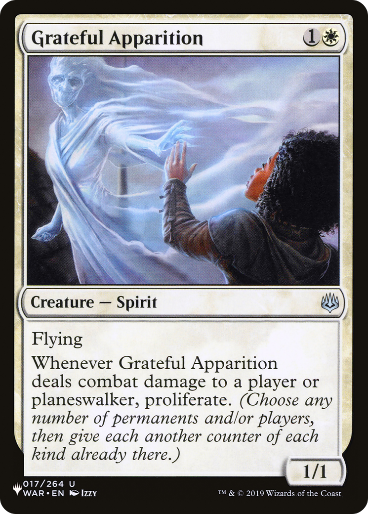 Image of Grateful Apparition (LIST-WAR-17) - The List