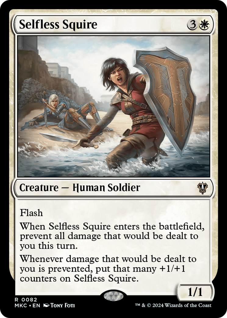 Image of Selfless Squire (MKC-082) - Murders at Karlov Manor Commander
